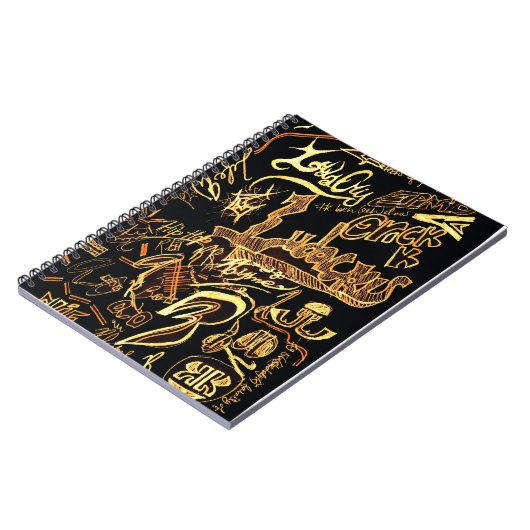 Carnet de graffiti de hip hop (Côté gauche)