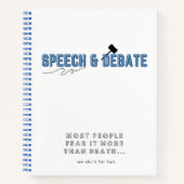 Carnet de graphique en spirale pour les notes ou l (Devant)