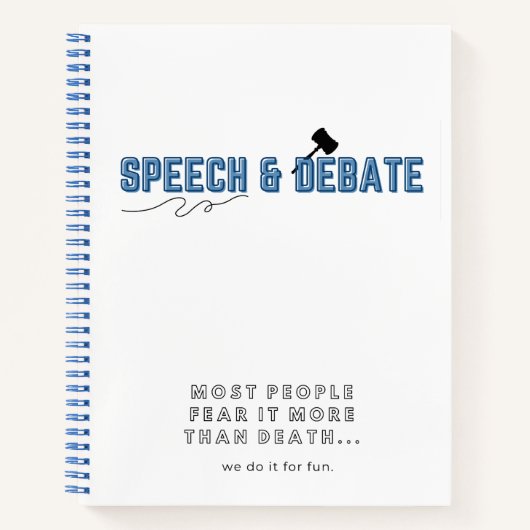 Carnet de graphique en spirale pour les notes ou l (Devant)