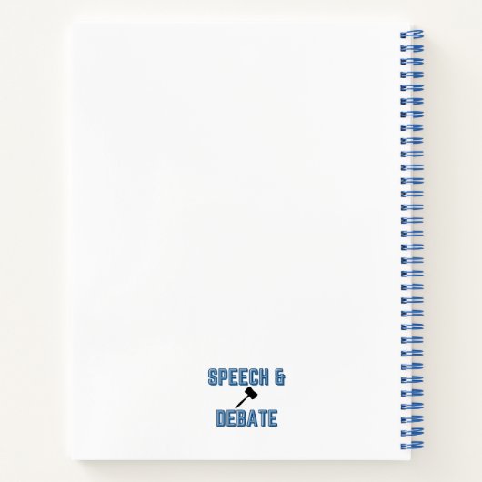 Carnet de graphique en spirale pour les notes ou l (Dos)