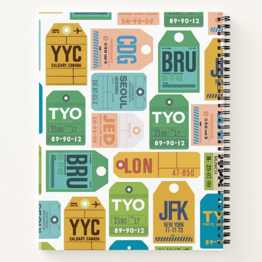 Carnet de grille de points de déplacement (Dos)