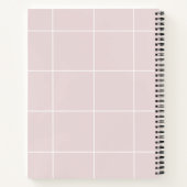 Carnet de grille rose (Dos)
