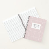 Carnet de grille rose (Intérieur)