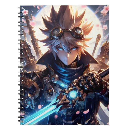 Carnet de guerrier d'anime (Devant)