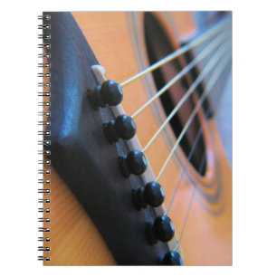 Carnet de guitare à cordes acoustiques