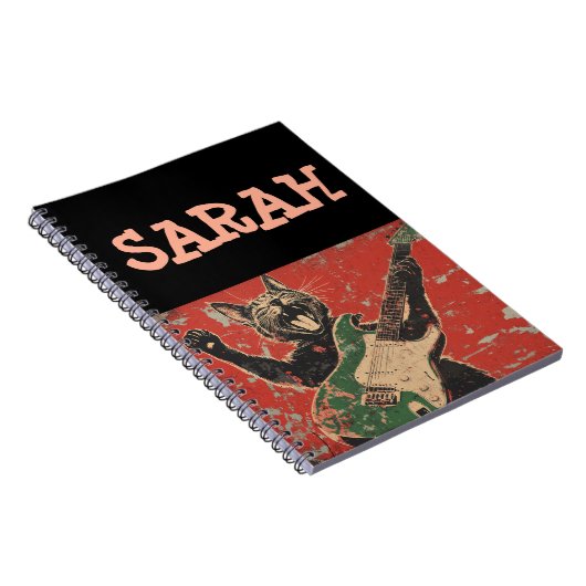 Carnet de guitare chat CUSTOM (Côté Droit)