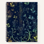 Carnet de guitare florale (Devant)
