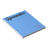 Carnet de gymnastique bleu clair (Incliné)