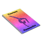 Carnet de gymnastique de Parties scintillant arc-e (Côté Droit)