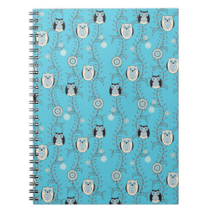 Carnet de hiboux d'hiver
