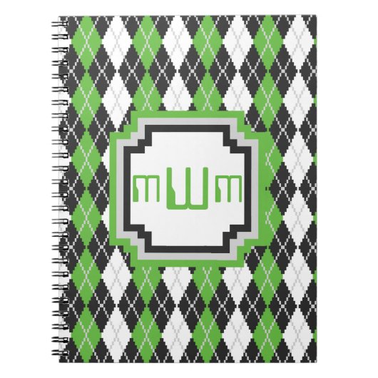 Carnet de Jacquard rétro (Devant)