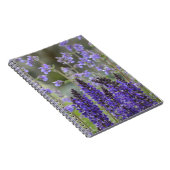 Carnet de jardin à fleurs violettes (Côté Droit)