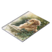 Carnet de jardin Golden Retriever (Côté gauche)