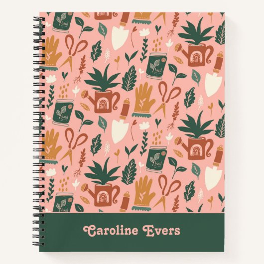 Carnet de jardinage personnalisé (Devant)