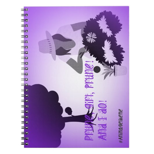 Carnet de jardinière de fille (Devant)