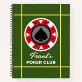Carnet de jeu de puces de casino (Devant)