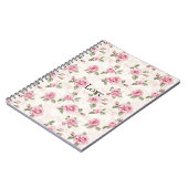 Carnet De jolies roses roses (Côté gauche)