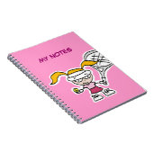 Carnet de joueur de tennis avec couverture personn (Côté Droit)