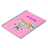 Carnet de joueur de tennis avec couverture personn (Côté gauche)