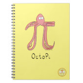 Carnet de jour Octopus Cute Math Pi (Devant)