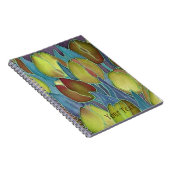 Carnet de journal à frontières spirales des Tulipe (Côté Droit)