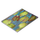 Carnet de journal à frontières spirales des Tulipe (Côté gauche)