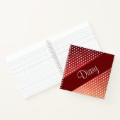 Carnet de journal à motif Pointe Polka (Intérieur)