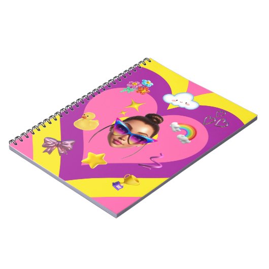 Carnet de journal coloré (Côté gauche)