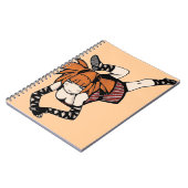 Carnet de journal de bande dessinée de fille (Côté gauche)