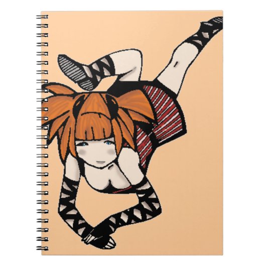 Carnet de journal de bande dessinée de fille (Devant)