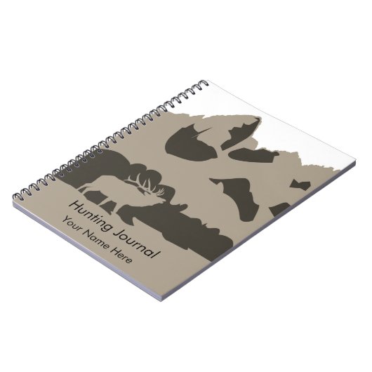 Carnet de journal de chasse (Côté gauche)