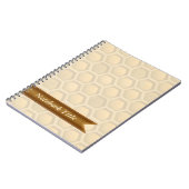 Carnet de journal de nid d'abeilles d'abeilles (Côté gauche)