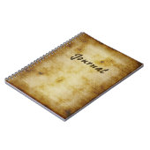 Carnet de journal de parchemin d'Anitque (Côté gauche)