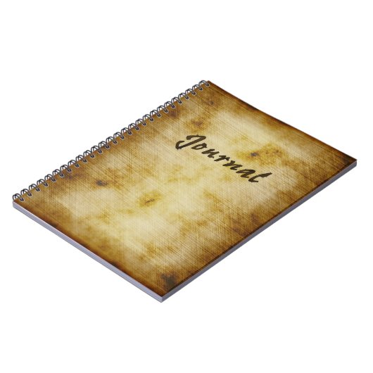 Carnet de journal de parchemin d'Anitque (Côté gauche)