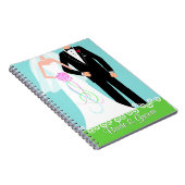 Carnet de journal de wedding planner de jeune (Côté Droit)