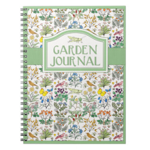 Carnet de journal du jardin de l'apothicaire de
