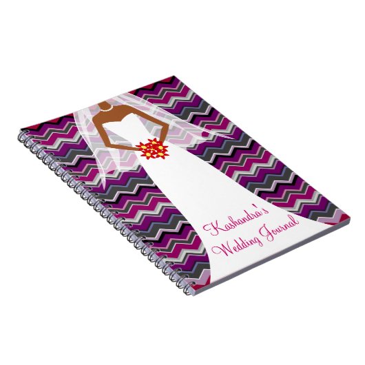 Carnet de journal du zigzag de la jeune mariée (Côté Droit)