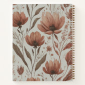Carnet de journal Fleur sauvage personnalisé (Dos)