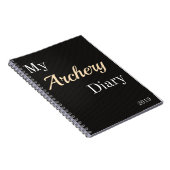 Carnet de journal intime de tir à l'arc (Côté Droit)