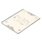 Carnet de journal personnalisé avec nom (Côté gauche)