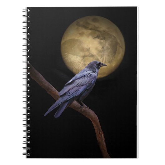Carnet de journalisme Raven et Moon (Devant)