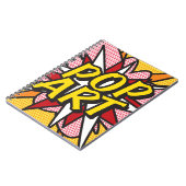 Carnet de la bande dessinée moderne POP ART Retro (Côté gauche)