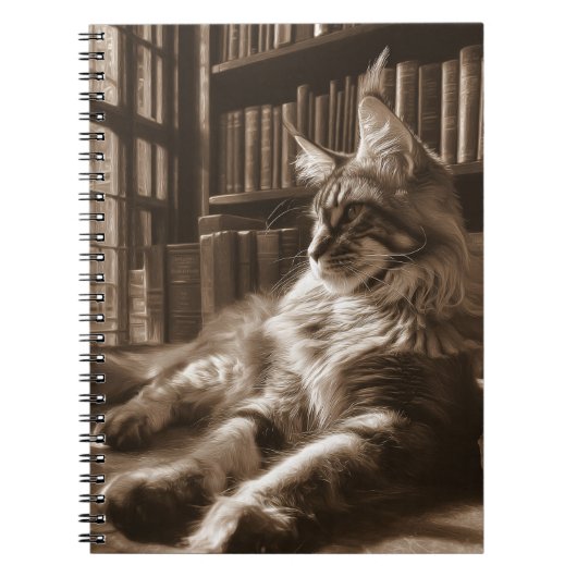 Carnet de la bibliothèque de félins (Devant)
