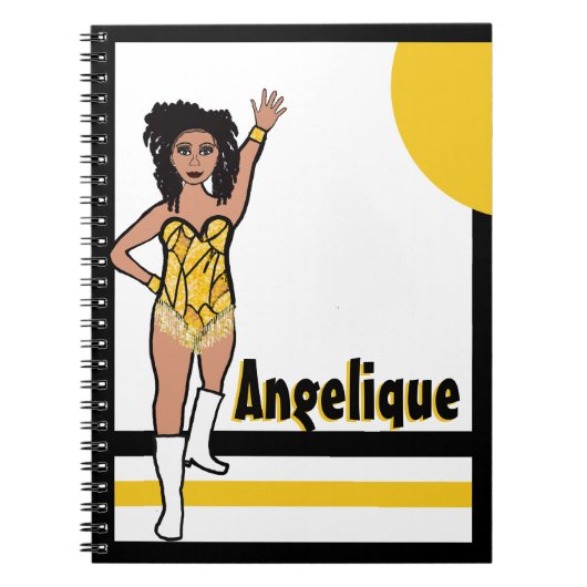 Carnet de la bordure jaune danseur #2 (Devant)