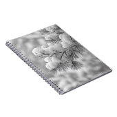Carnet de la branche du pin couvert par la neige (Côté Droit)