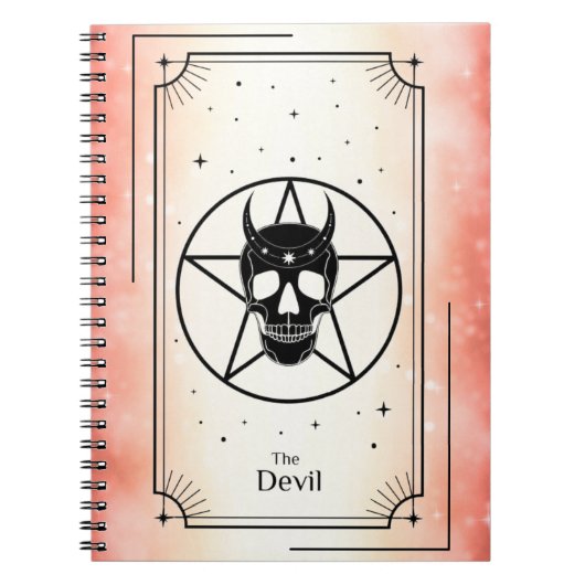Carnet de la carte Devil Tarot (Devant)