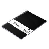 Carnet de la colombe de baptême Nom personnalisé (Côté gauche)