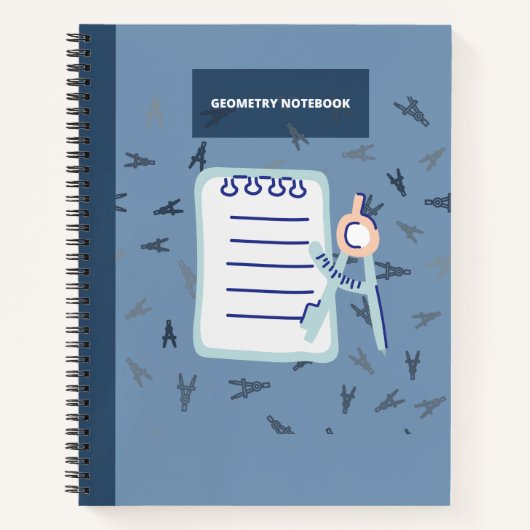 CARNET DE LA COMPASSE GÉOMÉTRIQUE ET DU PAPIER (Devant)