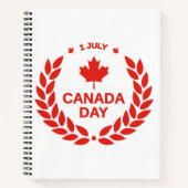 Carnet de la Fête du Canada (Devant)