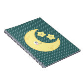 Carnet de la Lune de Kawaii et des étoiles (Côté Droit)